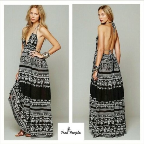 Free People Dresses & Skirts - Free People Halter Maxi Dress